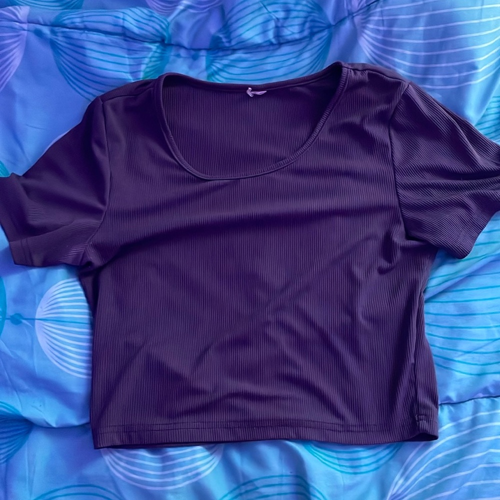 Cute blue shirt.